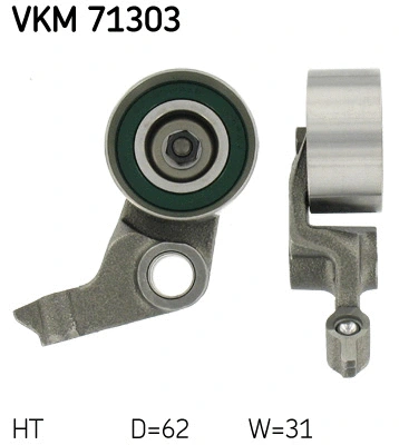 Tensioner Pulley, timing belt (VKM 71303)