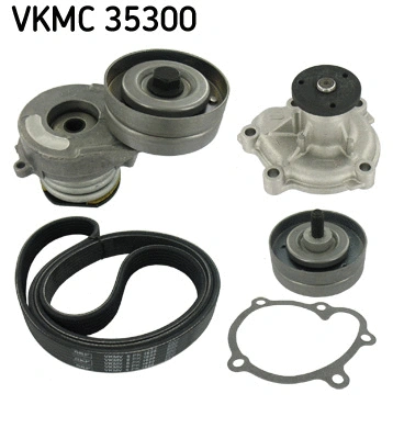 Water Pump + V-Ribbed Belt Kit (VKMC 35300)