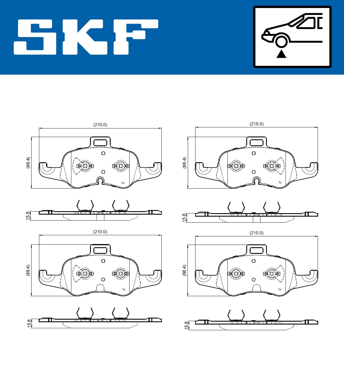 Brake Pad Set, disc brake