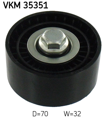 Deflection/Guide Pulley, V-ribbed belt (VKM 35351)