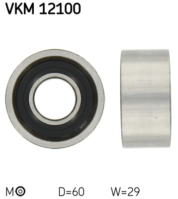 Tensioner Pulley, timing belt (VKM 12100)
