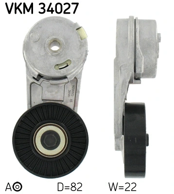 Tensioner Pulley, V-ribbed belt (VKM 34027)