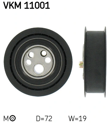 Tensioner Pulley, timing belt (VKM 11001)