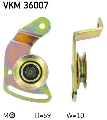 Tensioner Pulley, V-belt (VKM 36007)