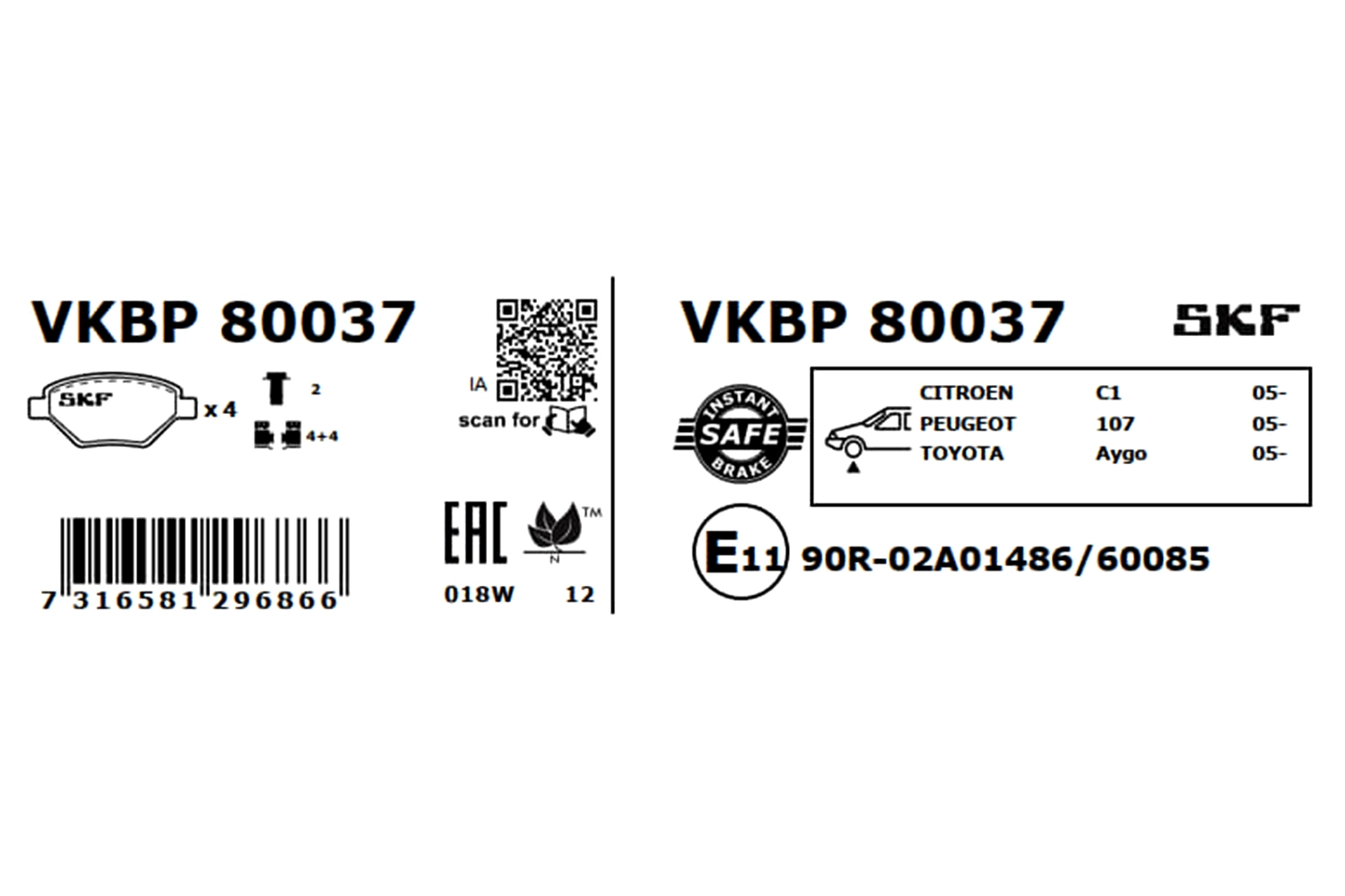 Brake Pad Set, disc brake