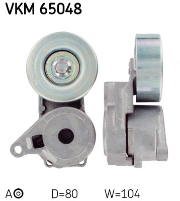 Tensioner Pulley, V-ribbed belt (VKM 65048)