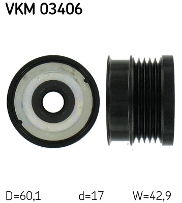 Alternator Freewheel Clutch (VKM 03406)