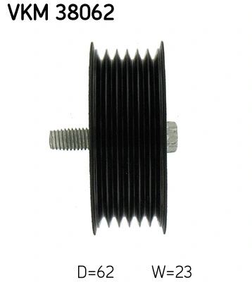 Deflection/Guide Pulley, V-ribbed belt
