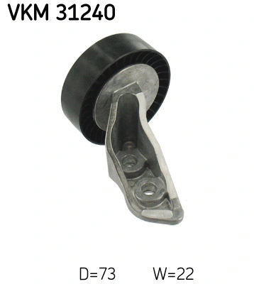 Deflection/Guide Pulley, V-ribbed belt (VKM 31240)