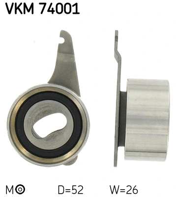 Tensioner Pulley, timing belt (VKM 74001)