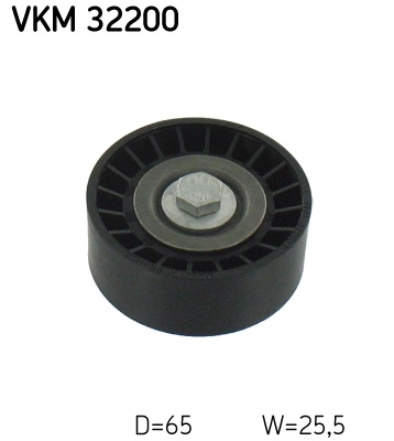 Deflection/Guide Pulley, V-ribbed belt (VKM 32200)