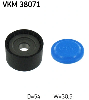 Deflection/Guide Pulley, V-ribbed belt (VKM 38071)