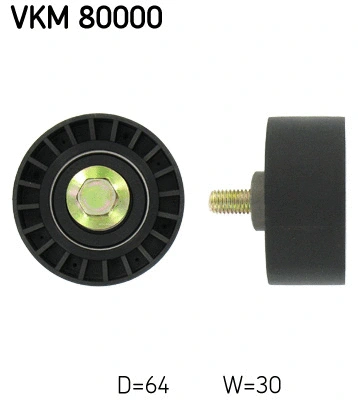Deflection/Guide Pulley, timing belt (VKM 80000)
