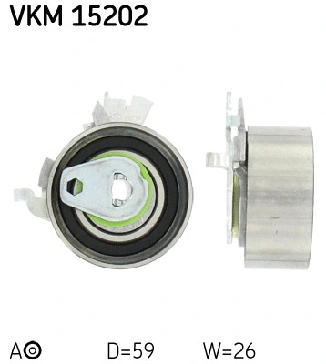 Tensioner Pulley, timing belt (VKM 15202)