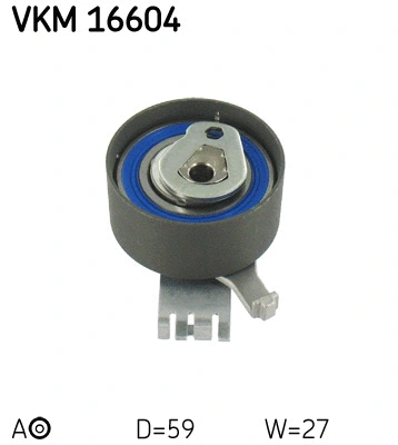 Tensioner Pulley, timing belt (VKM 16604)
