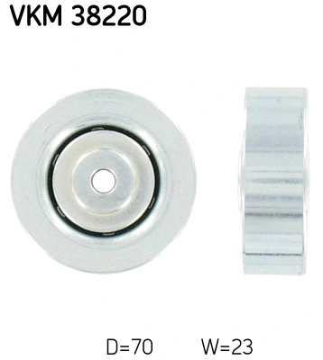 Tensioner Pulley, V-ribbed belt (VKM 38220)