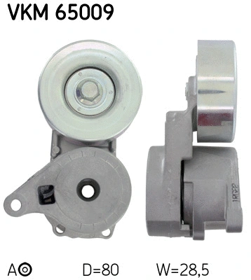 Tensioner Pulley, V-ribbed belt (VKM 65009)