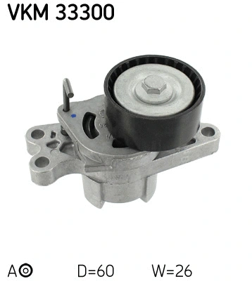 Tensioner Pulley, V-ribbed belt (VKM 33300)