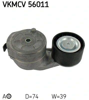 Tensioner Pulley, V-ribbed belt (VKMCV 56011)
