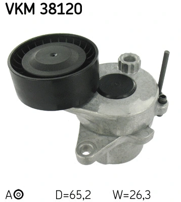 Tensioner Pulley, V-ribbed belt (VKM 38120)