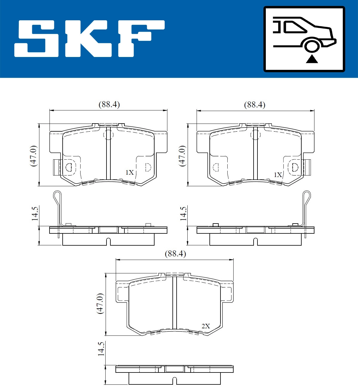 Brake Pad Set, disc brake