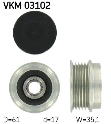 Alternator Freewheel Clutch (VKM 03102)