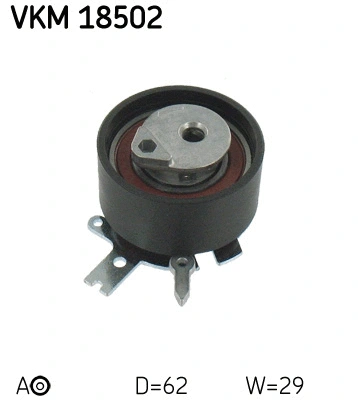 Tensioner Pulley, timing belt (VKM 18502)