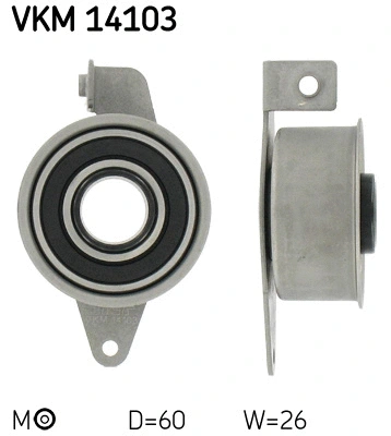 Tensioner Pulley, timing belt (VKM 14103)
