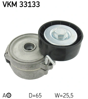 Tensioner Pulley, V-ribbed belt (VKM 33133)