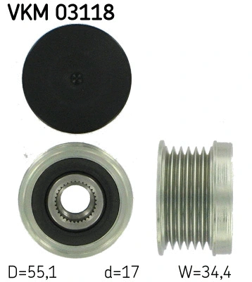 Alternator Freewheel Clutch (VKM 03118)