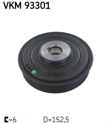 Belt Pulley, crankshaft (VKM 93301)