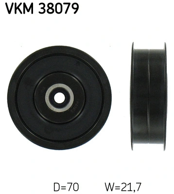 Deflection/Guide Pulley, V-ribbed belt (VKM 38079)
