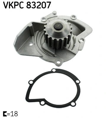 Water Pump, engine cooling (VKPC 83207)