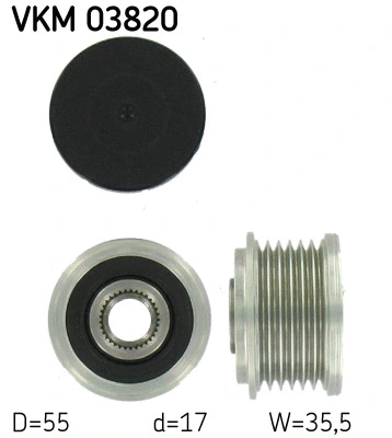 Alternator Freewheel Clutch (VKM 03820)