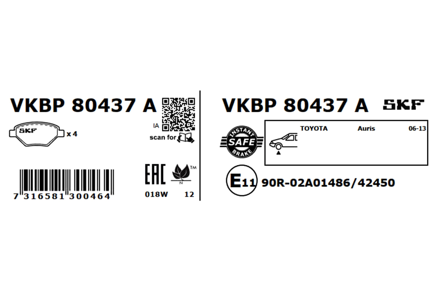 Brake Pad Set, disc brake