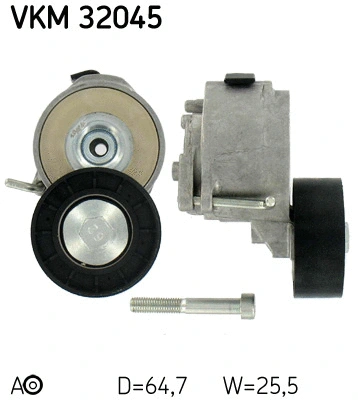 Tensioner Pulley, V-ribbed belt (VKM 32045)