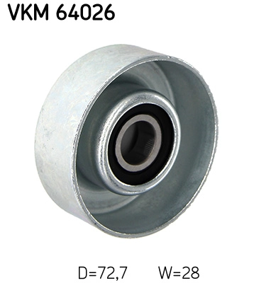 Deflection/Guide Pulley, V-ribbed belt