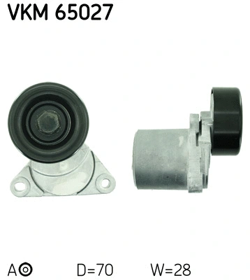 Tensioner Pulley, V-ribbed belt (VKM 65027)