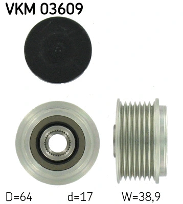 Alternator Freewheel Clutch (VKM 03609)