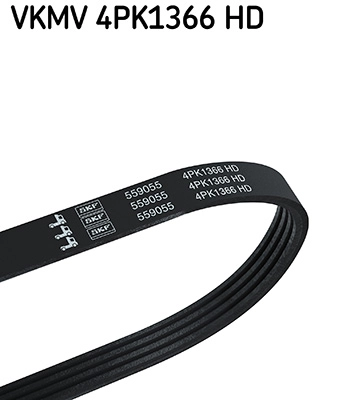 V-Ribbed Belt (VKMV 4PK1366 HD)