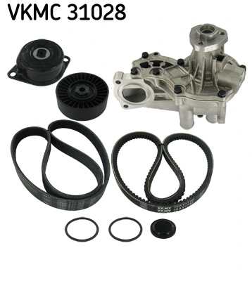 Water Pump + V-Ribbed Belt Kit (VKMC 31028)