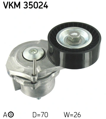 Tensioner Pulley, V-ribbed belt (VKM 35024)