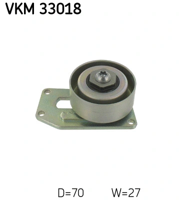 Tensioner Pulley, V-ribbed belt (VKM 33018)