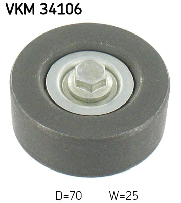 Deflection/Guide Pulley, V-ribbed belt (VKM 34106)