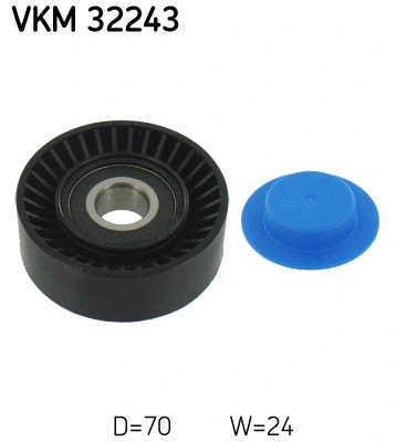 Deflection/Guide Pulley, V-ribbed belt (VKM 32243)