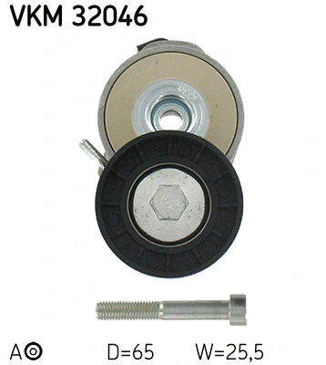 Tensioner Pulley, V-ribbed belt