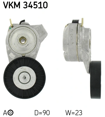 Tensioner Pulley, V-ribbed belt (VKM 34510)