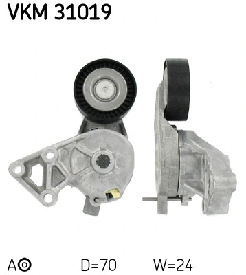 Tensioner Pulley, V-ribbed belt (VKM 31019)