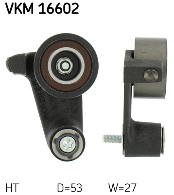 Tensioner Pulley, timing belt (VKM 16602)