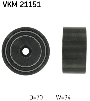 Deflection/Guide Pulley, timing belt (VKM 21151)